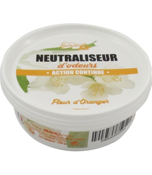 DESODORISANT GEL BOITIER NEUTRALISEUR D'ODEUR FLEUR D'ORANGER 250G