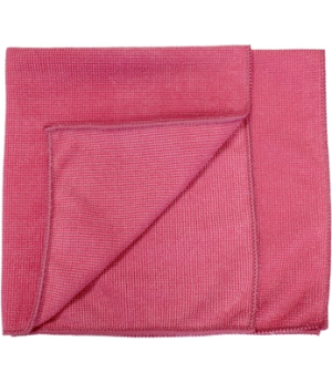 LAVETTE MICROFIBRE pointe de diamant ROSE 36X36 CM 230 G/M² - SACHET DE 5